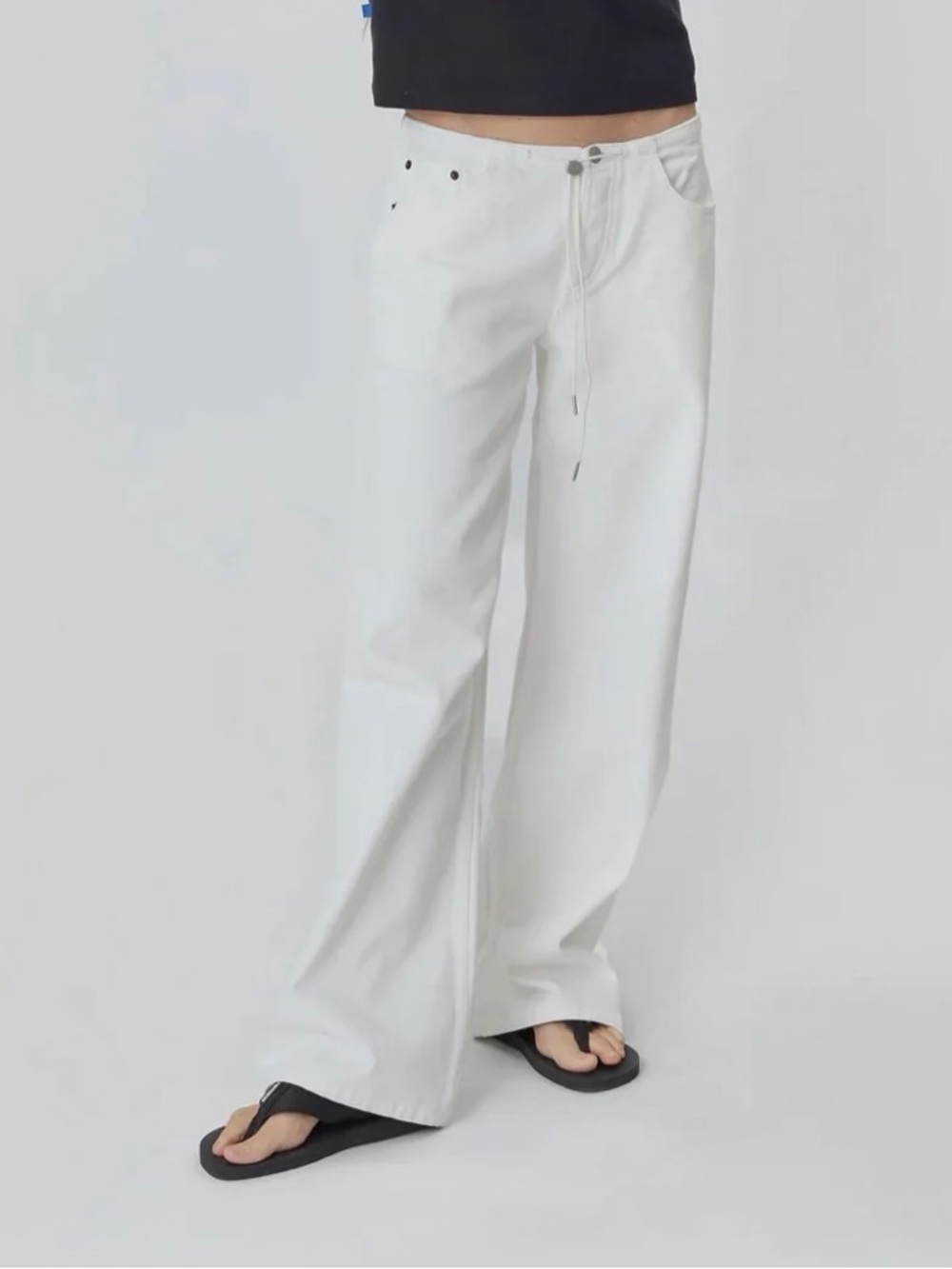 Still Here Cool Jean in white size 22